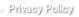Privacy Policy